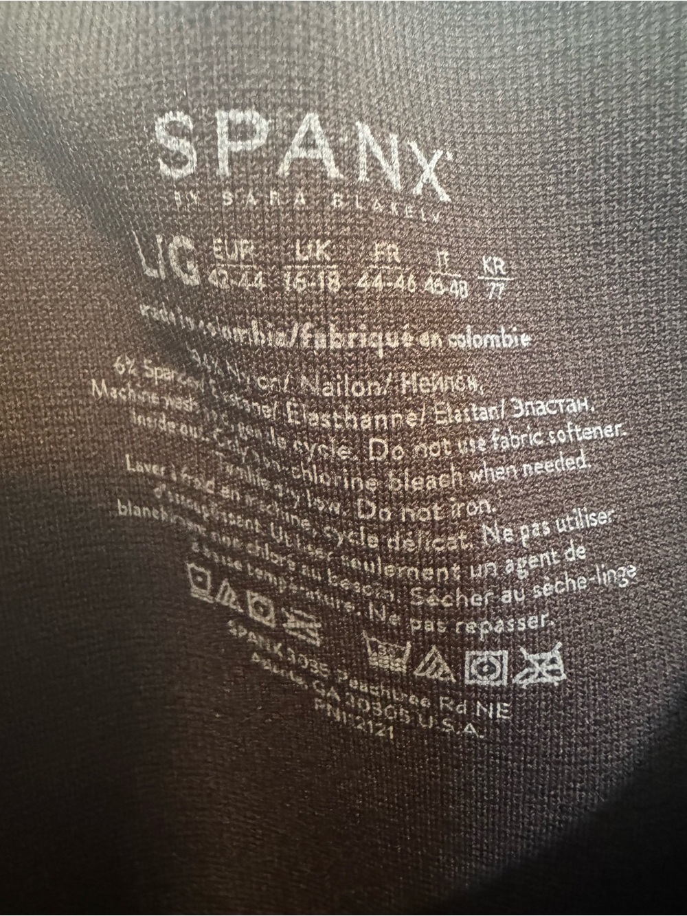 SPANX Women’s Seamless Black Shaping Shorts Black Size Large - Picture 4 of 4